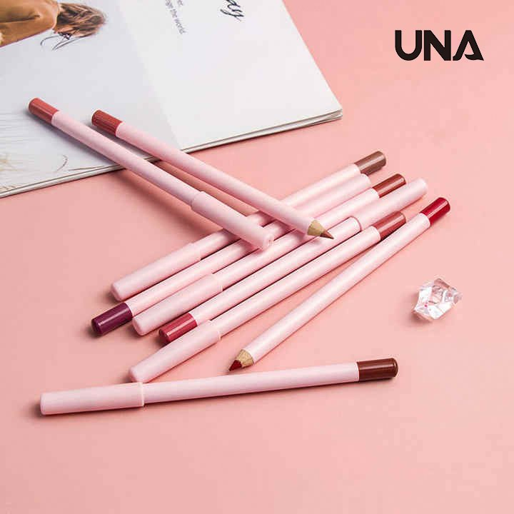 24 Colors Pink High Pigment Beauty and Personal Care Waterproof Long Lasting Wood Creamy Lip Liner Pencil Private Label