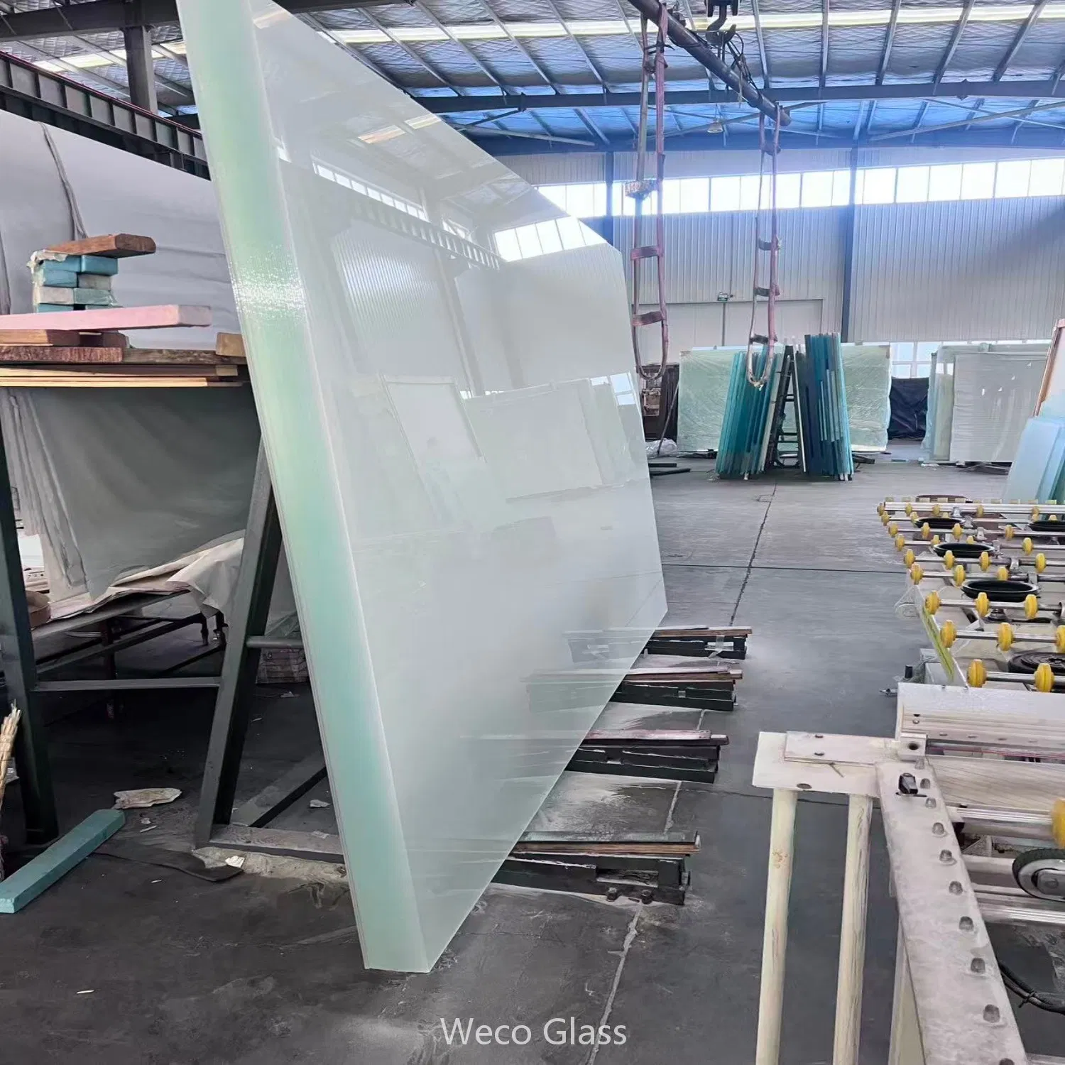 4-10mm Ultra Clear Moru Patterned Acid-Etched Glass with Excellent Light Transmission