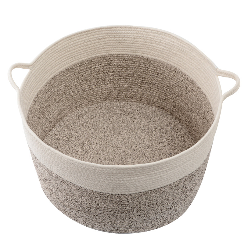 Плетеная корзина для хранения из хлопкового шнура