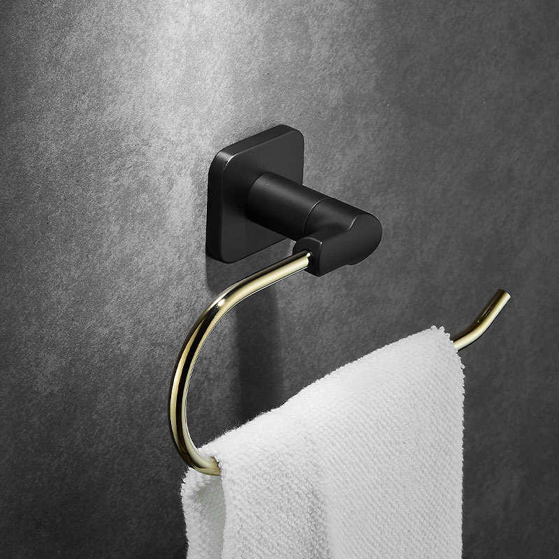 Держатель для туалетной бумаги Black&Gold, хром