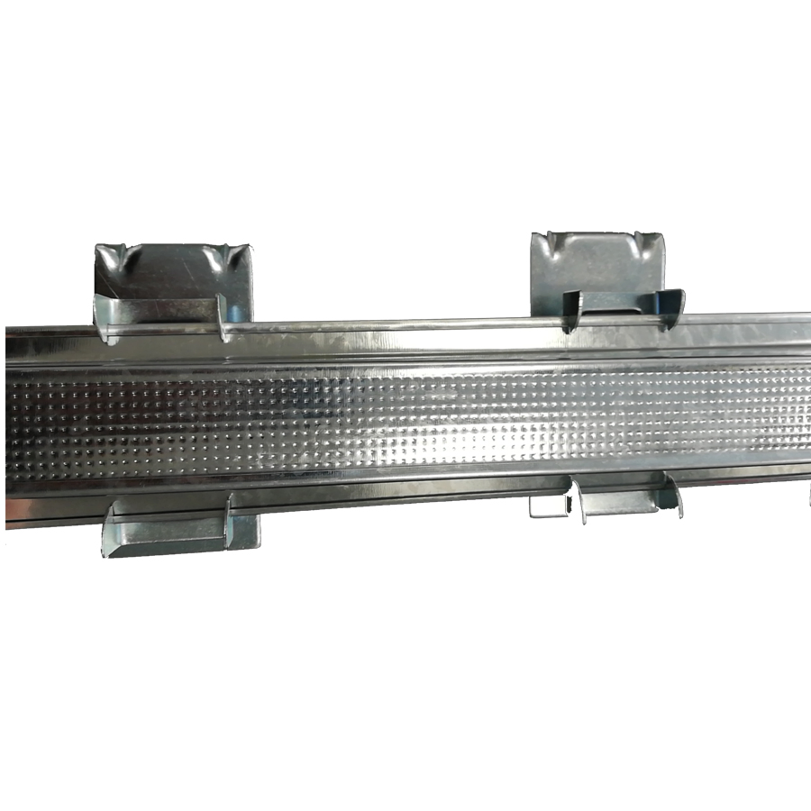 U Type 25 Gauge Steel Frame Keel Hat Channel Steel Stud Track Ceiling Grid for Sound Isolation Clip