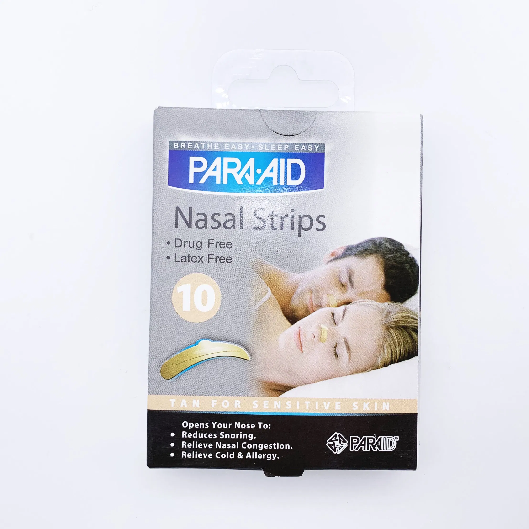 Transparent 61X19mm Tan Medium Adult Breath Noses Nasal Strips