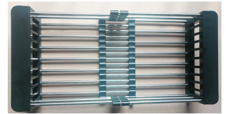 Adjustable Telescopic Drain Basketdrain Tray for Dish Vegetable Fruit Dish Rack