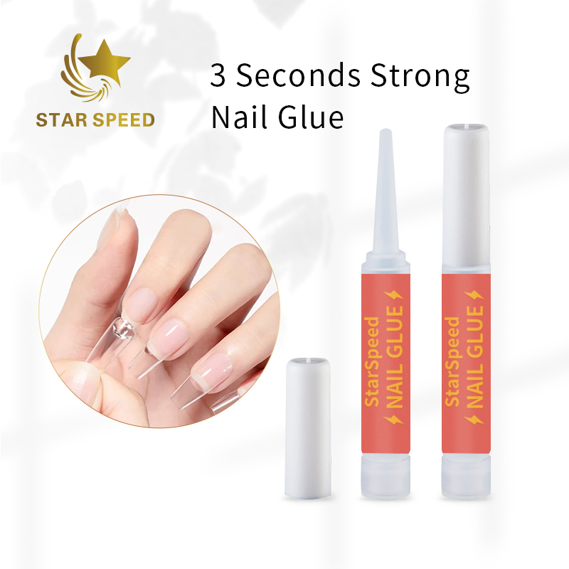 Star Speed Manufacturer 2g Clear Color Bulk Nail Glue Private Label Strong Nail Glue for Tips