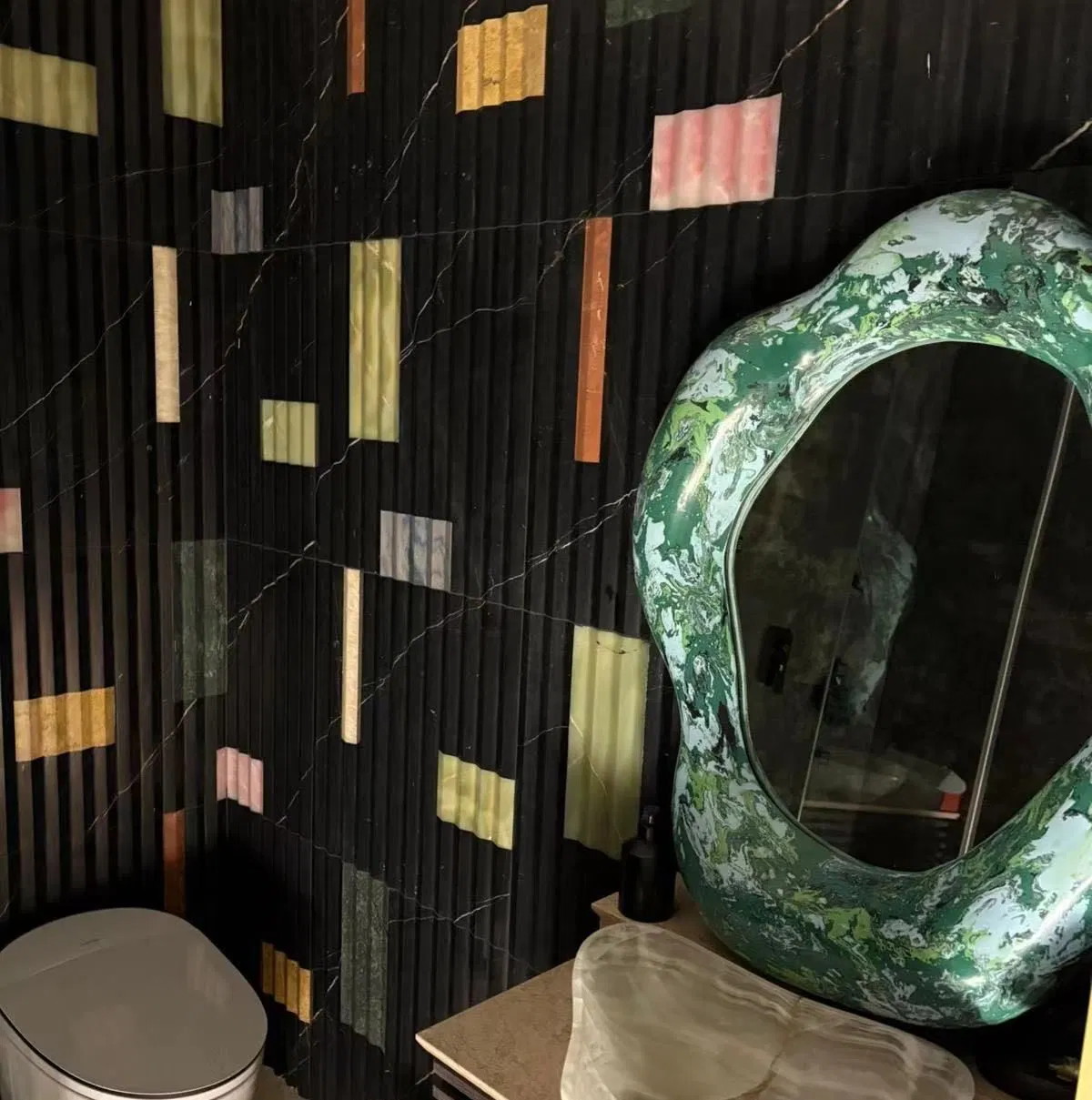 Featured Mosaic Tile Bathroom Wall Flute Tile Marble Shower Kitchen Walls Tiles Marble Flute Tile