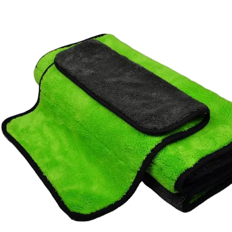 All Purpose Double Layer 800GSM Microfiber Car Towel Cleaning Cloth Towels Microfiber Dish Towel Twisted Loop Car Drying Towel