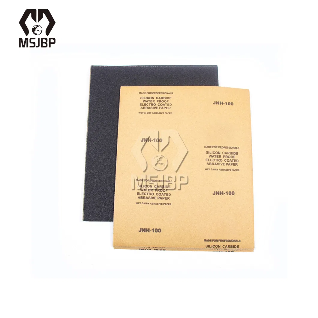 Msjbp Abrasive Tool China Manufacturing 230*280 Hand Sand Sanding Paper Wet and Dry Sandpaper
