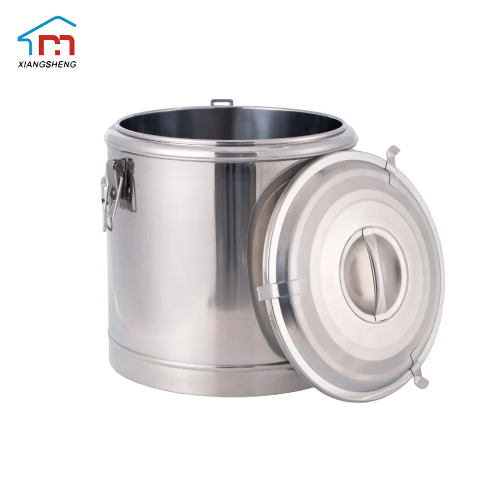 Xiangsheng 15-120L Stainless Steel Insulated Bucket Food Container Storage Box & Bin