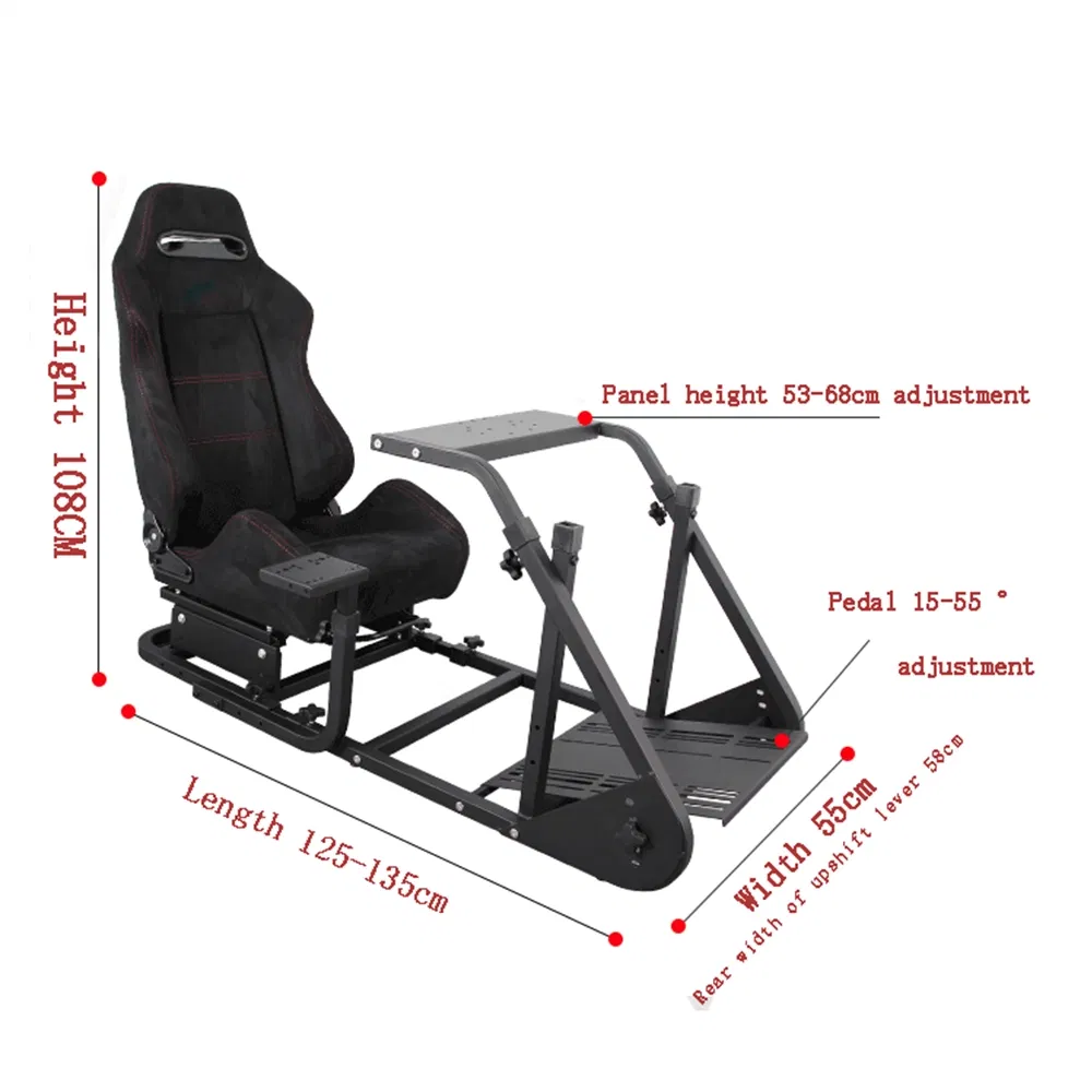 New Motion Driving Simulator Chair Stand Racing Steering Gaming Wheel Simulation Seat Bracket