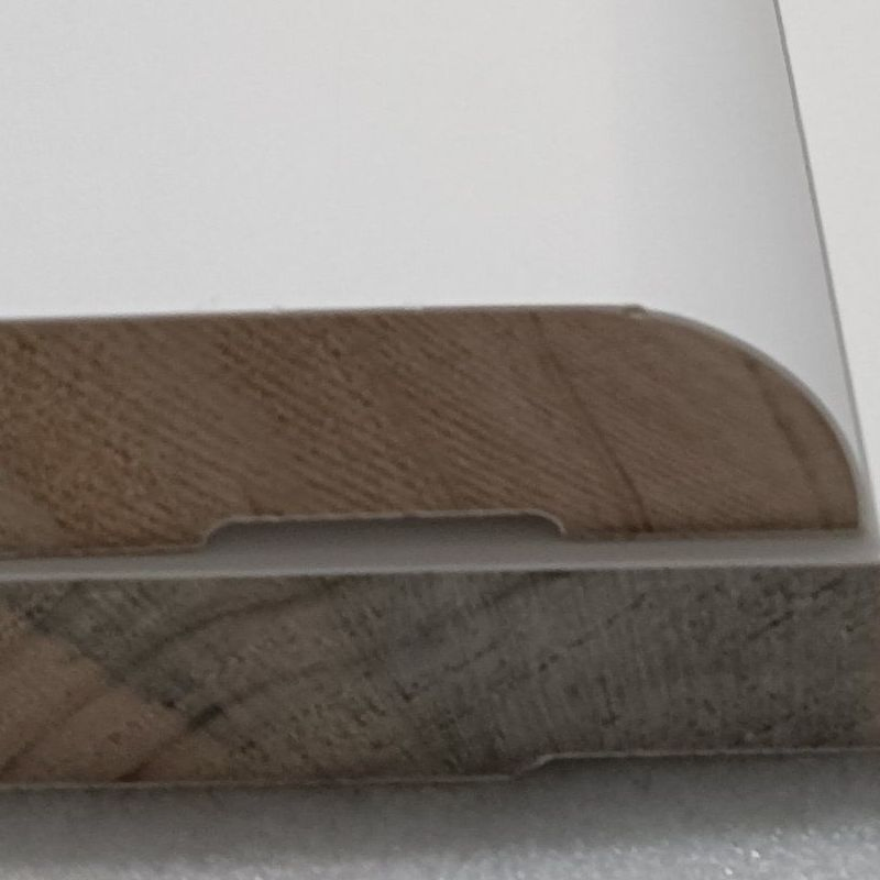 White Gesso Prime Finger Joint Casing Wood Moulding