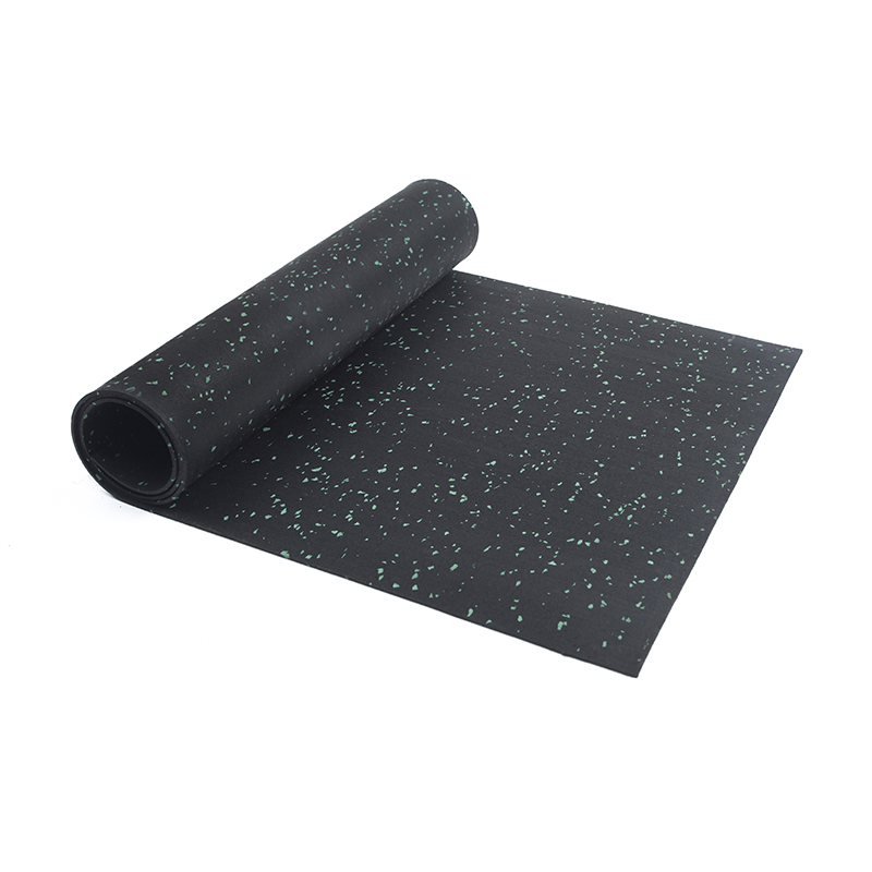 Factory Direct Best Selling Gym Floor Rubber Roll with 10% EPDM Colorful Dots Eco-Friendly Rubber Rolls Gym Flooring