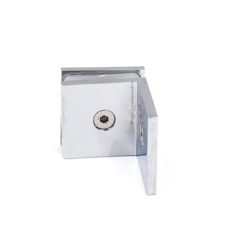 Bathroom Fitting 90 Degree Glass Shower Room Door Clamp