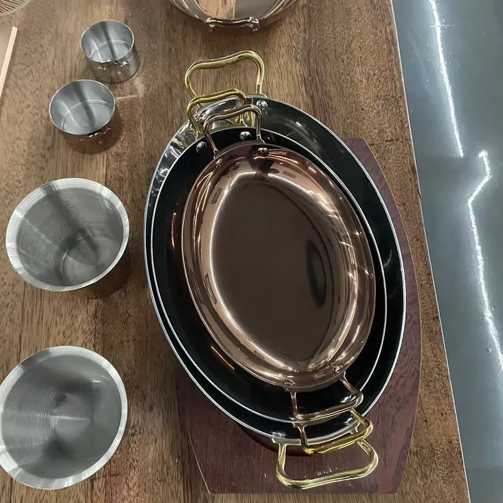 3-Ply Full Clad Copper Stainless Steel Sauce Pan OEM Manufacturer with LFGB