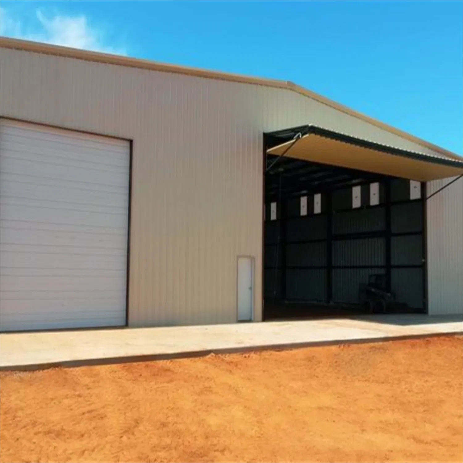 Prefabricated Light Steel Structure Agricultural Storage Machinery and Equipment Warehouse From China Supplier