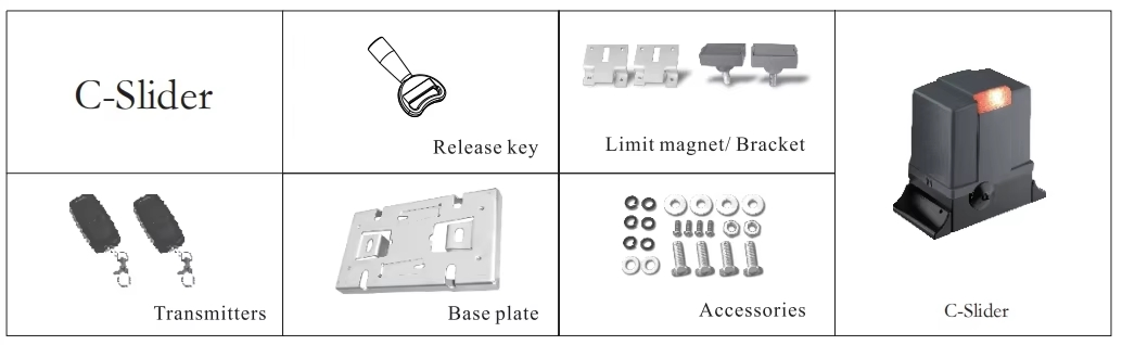 High Performance Sliding Gate Motor for 600kg Gates