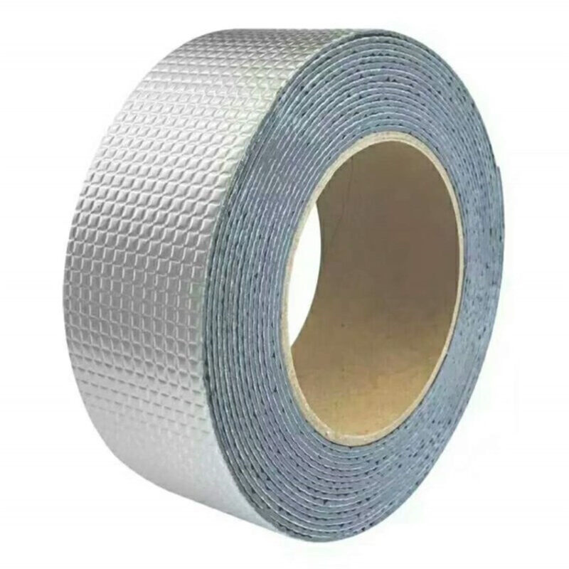 Waterproof Tape Aluminum Foil Butyl Tape for Toilets, Pipelines, Roof Cracks, Rvs, Sunshades, Windows, Boat, Floors