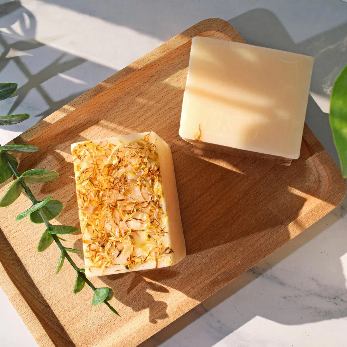 Custom Organic Body Bath Cleaning Whitening Flower Petals Handmade Soap