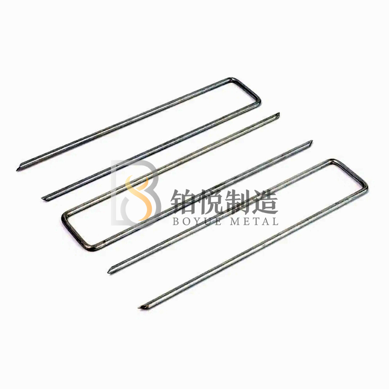 Boyue Garden Staples U-Shaped Landscape Pins for Secure Lawn Fabric Mulches and Plant Protection Factory Price