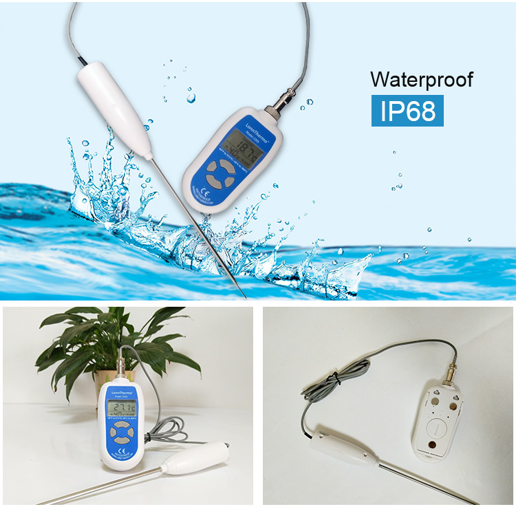 High Accuracy Waterproof Digital Food Thermometer Ldt-3305 with Temperature Alarm