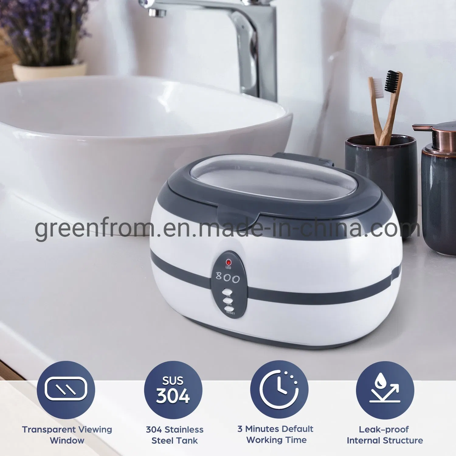 Mini Home Use Portable Ultrasonic Record Cleaner Jewelry Ultrasonic Jewelry Cleaner Machine