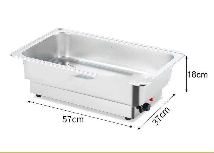 electric Stainless Steel Buffet Warmer for Restaurants Hotels Banquets Keep Food Hot Safely