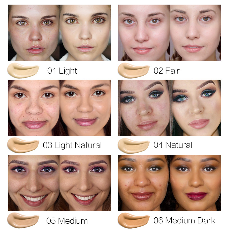 Bb Cream Oil Control Light Modifying Concealer Barrier Cream Foundation