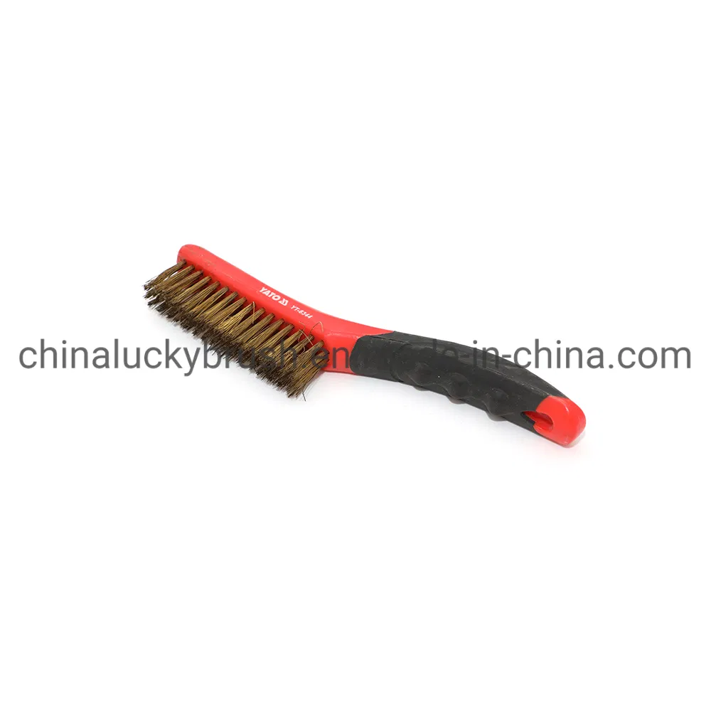 Double Colour Steel Wire Barbecue Equipment Brush (YY-506)
