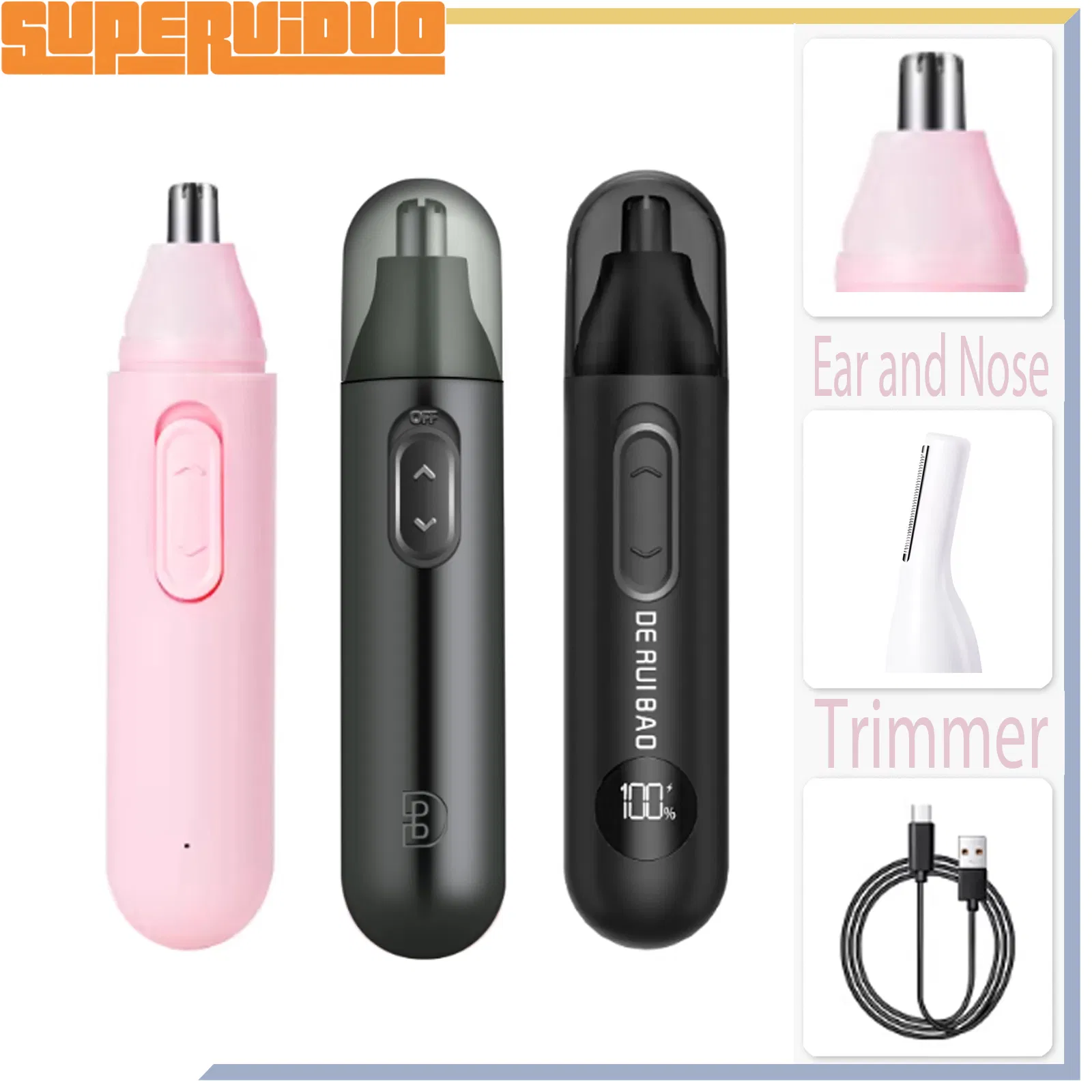 Professional Barber Shop Precision Tool Ear and Nose Trimmer