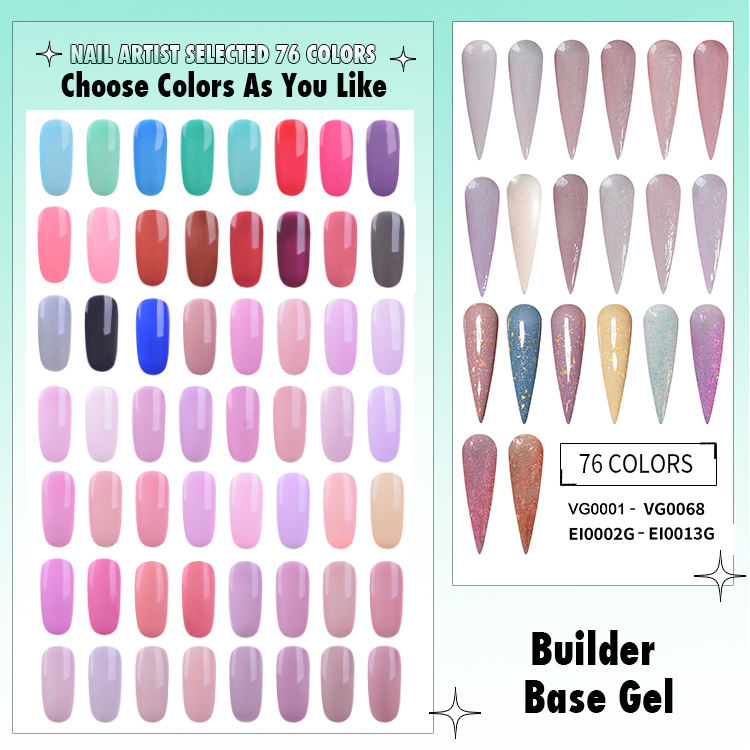 Builder Base Gel UV Gel Base UV Thick Pink Base Gel for Extension