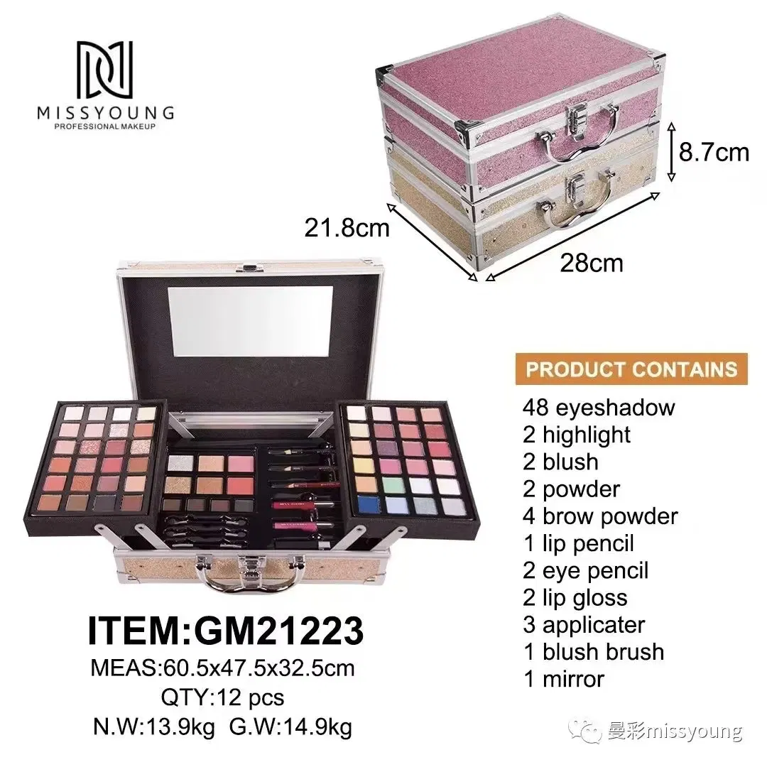 Versatile Makeup Box for Flawless Glam Looks Anywhere Makeup Set