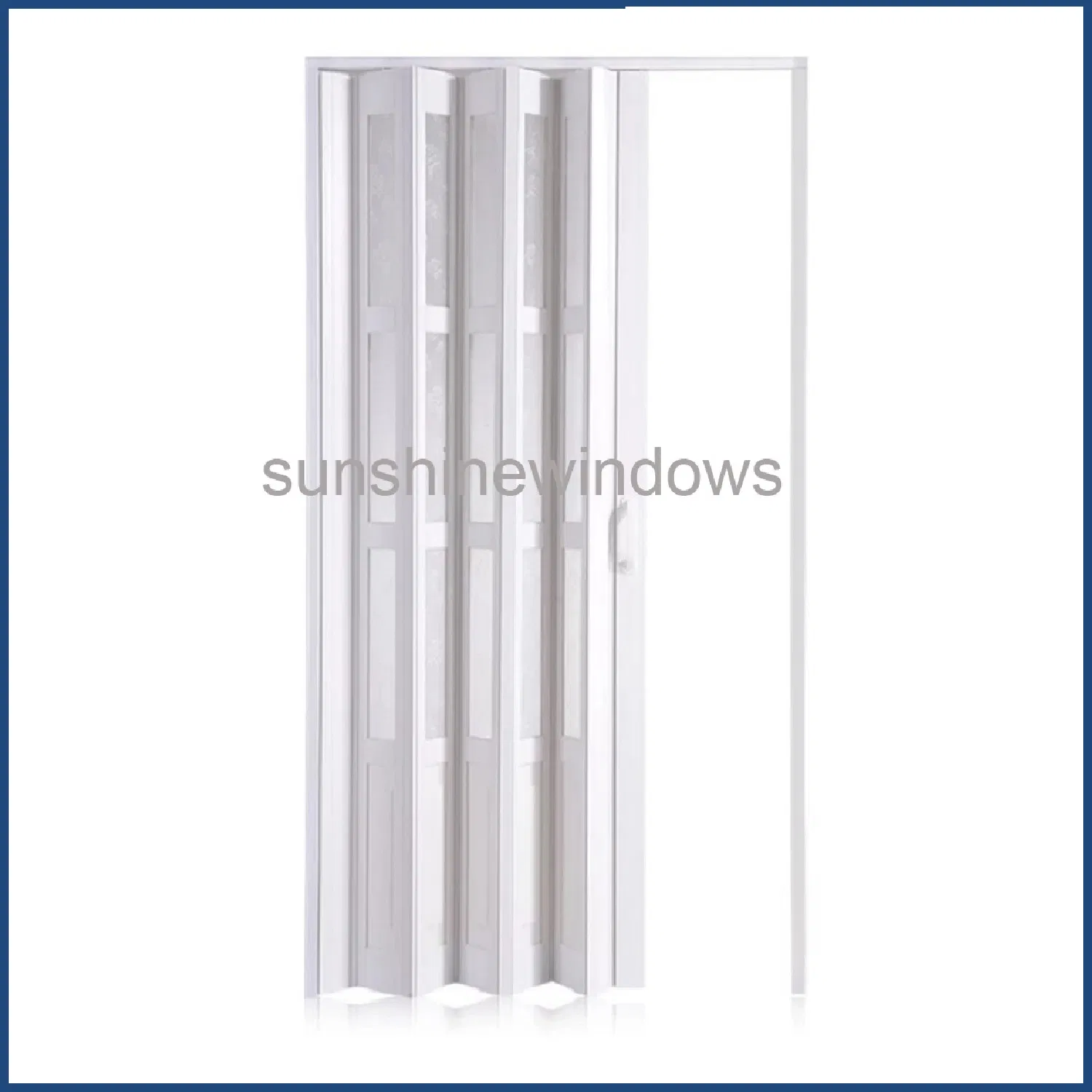 Стеклянная складная дверь двойного остекления