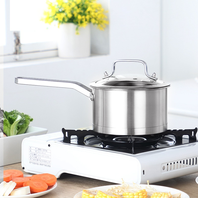 Stainless Steel 6PCS Pots and Pan Cookware Set with Composite Lid