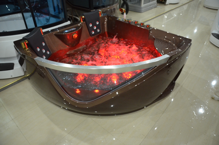 Угловая гидромассажная ванна Canada Style с водопадом