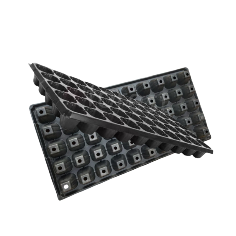 Premium 50-Cell Green Seedling Tray for Healthy Plants