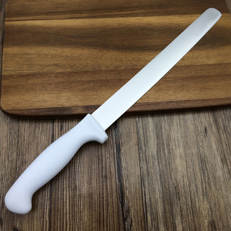 Injected Handle Stainless Steel Chef Bread Knife Ham Slicer