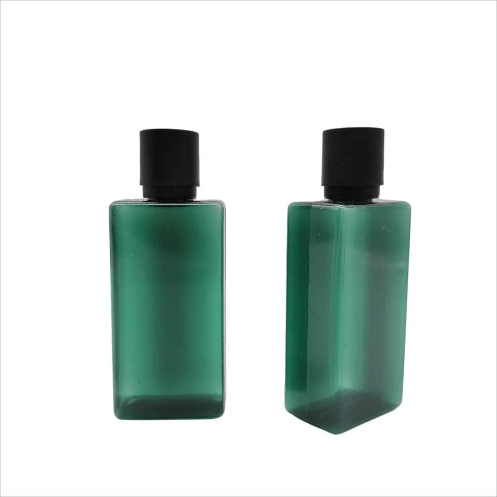 High Quality Plastic Square Shape Liquid Shampoo Empty Bottle