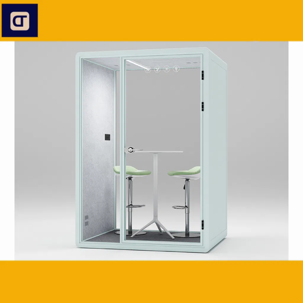 Good Insulation Acoustic Meeting Room Office Pod Silence Box Silent Booth Movable Portable Meeting Soundproof Booth Acoustic Private Office Meeting Pod