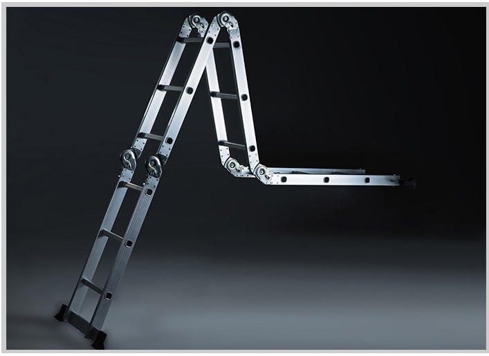 20FT Hot Sale Multi-Purpose Aluminum Foldable Joint Step Ladder (CE & EN131)