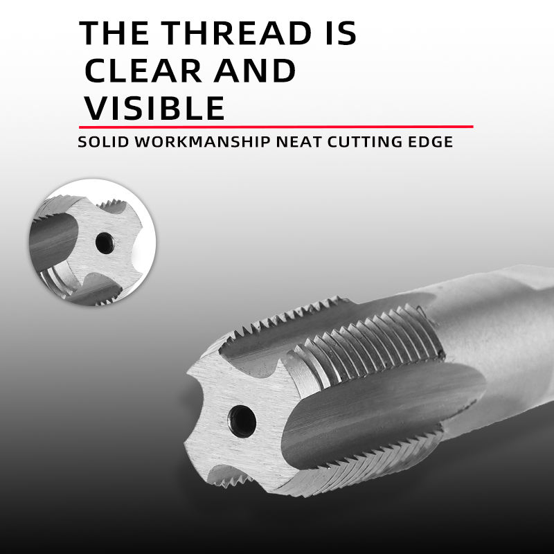 Machine-Used Hand Tap British G1/4 Pipe HSS Gas Tap CNC Machining Die Pipe Tap Drill Steel Material