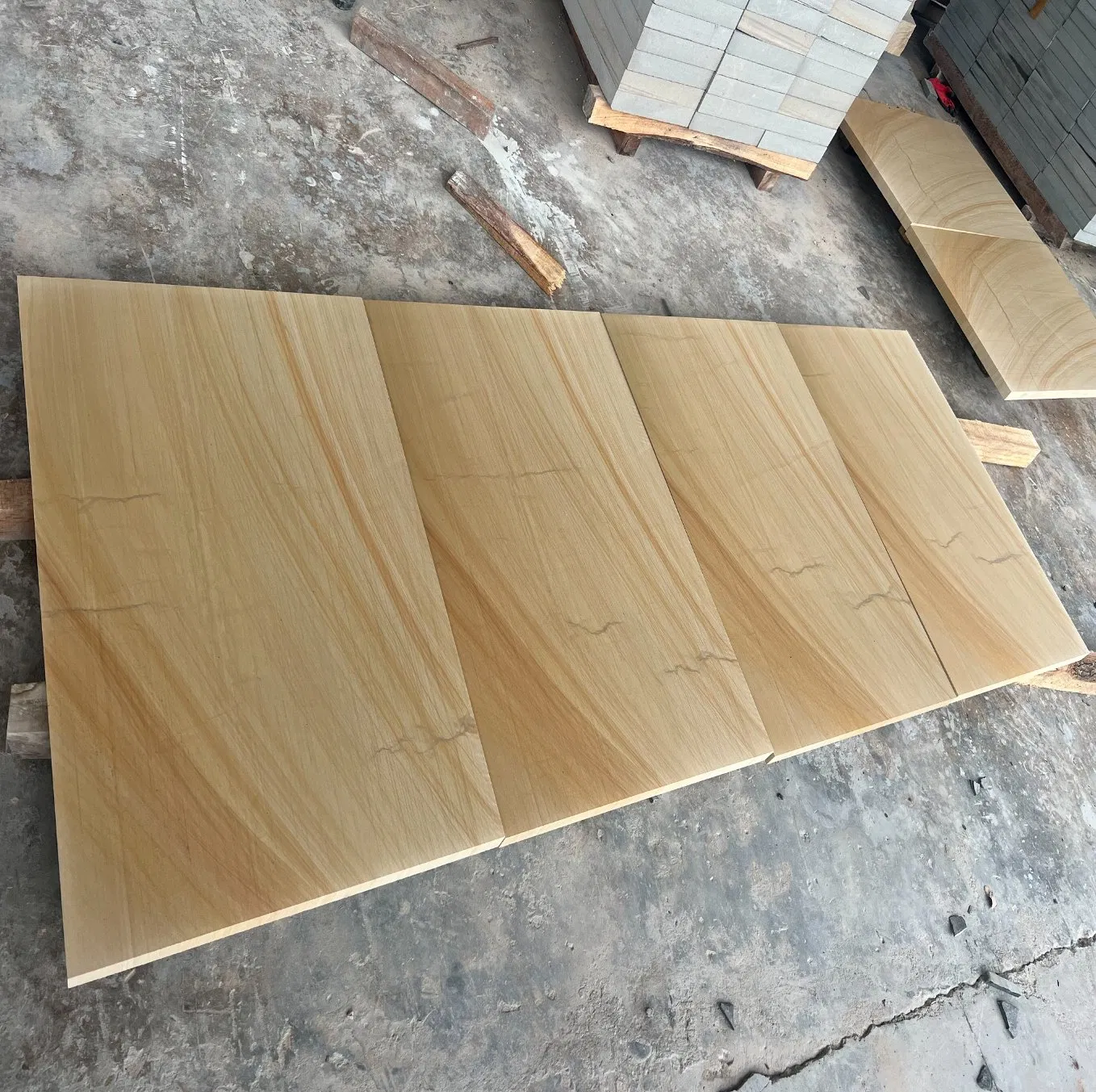 Wholesale Natural Rainbow Sandstone for Flooring Slab Paver Stone Yard Tile