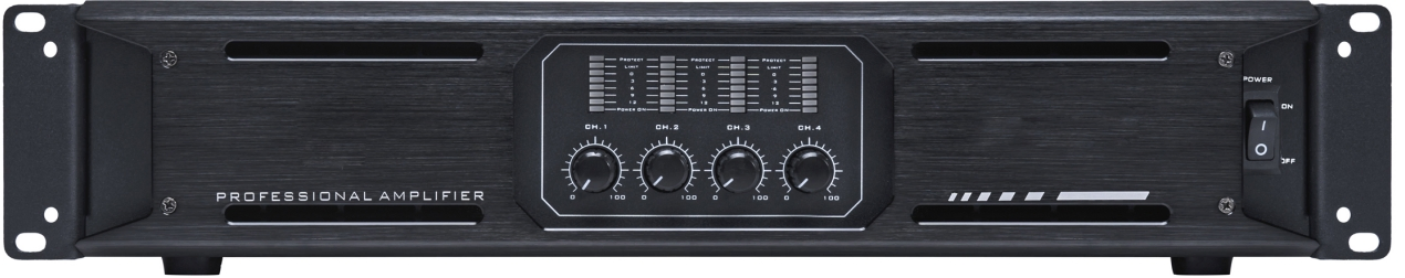 2u Design 4 Channel Professional Td Class Power Audio Amplifier, for Disco, Night Club