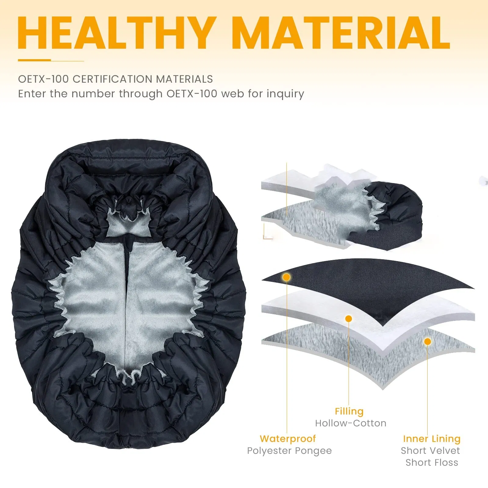 High Satisfaction Baby Cover for Boys Girls Breathable Windproof Bunting Bag