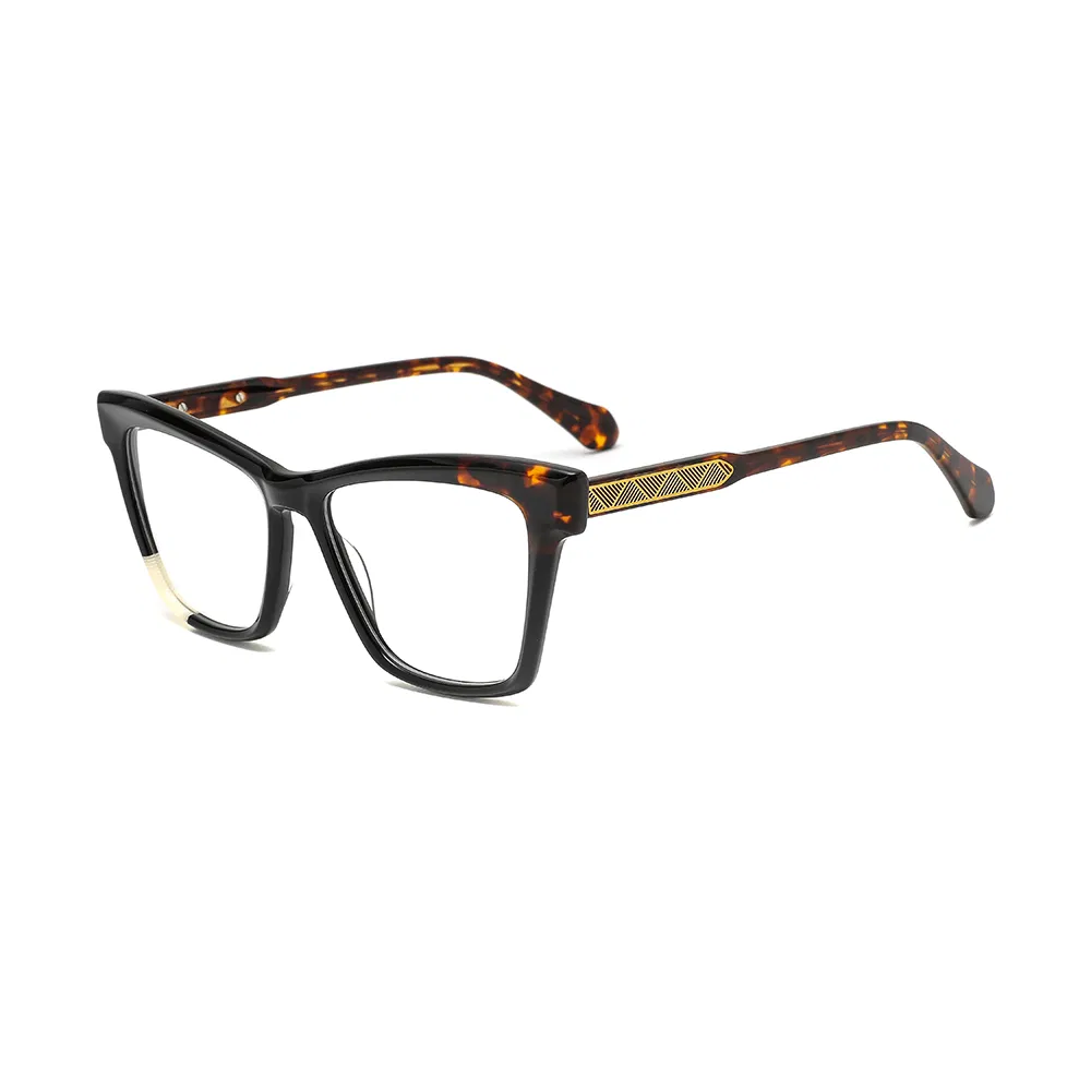 Retro-Inspired Comfort Eyewear Frames - Square Acetate & Branding