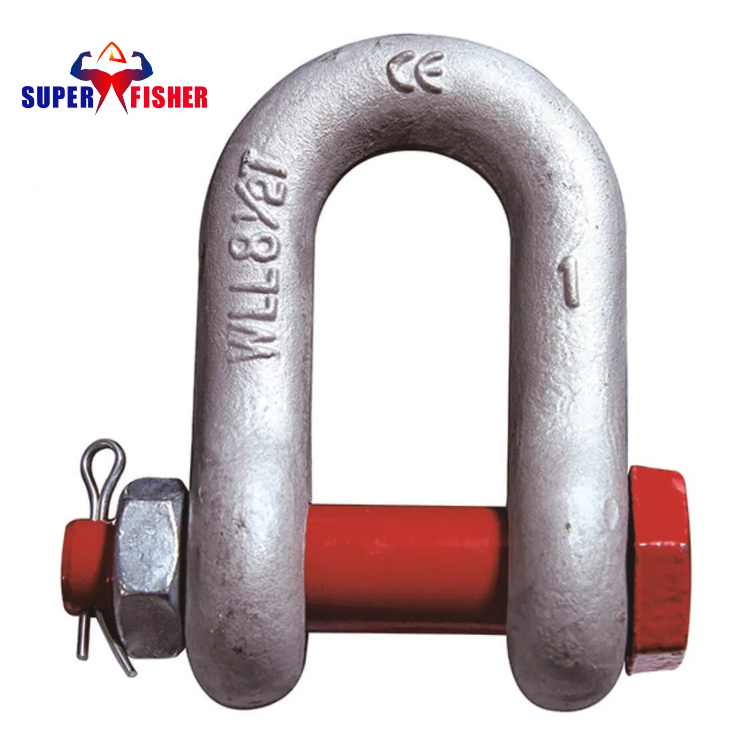 G209 Lifting Rigging Marine Hardware High Strength Forged Alloy Steel Screw Pin Bow Chain Anchor Shackle