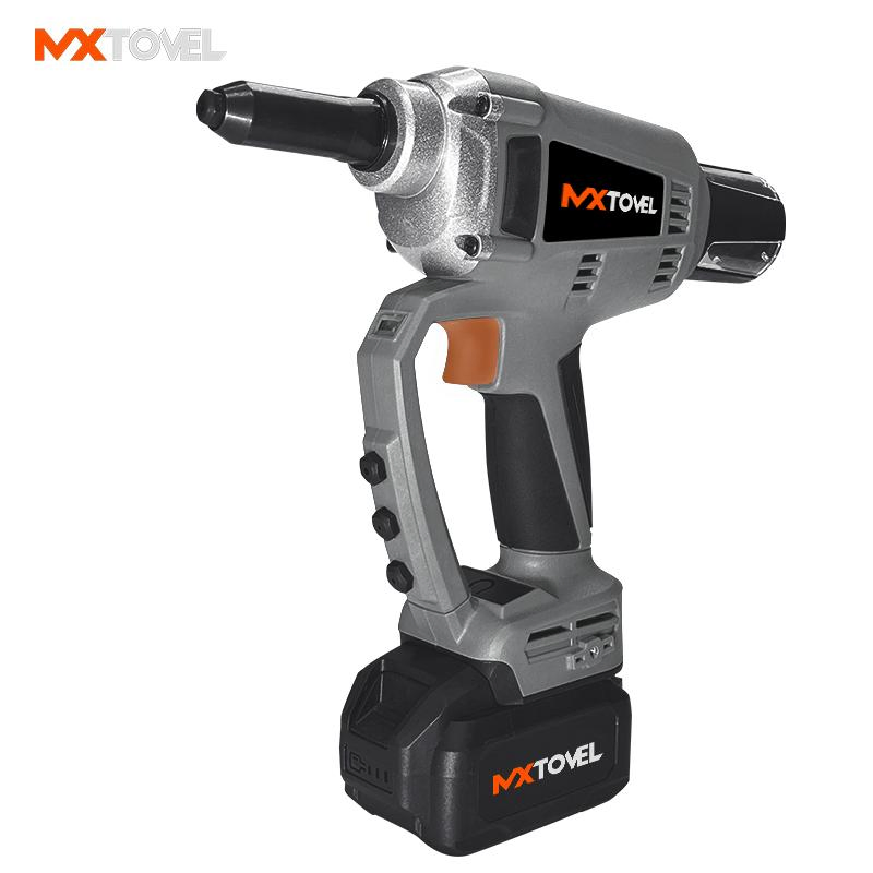 Wholesale Rechargeable Rivet Gun 20kN Brushless Rivet Gun Electric Cordless Riveter