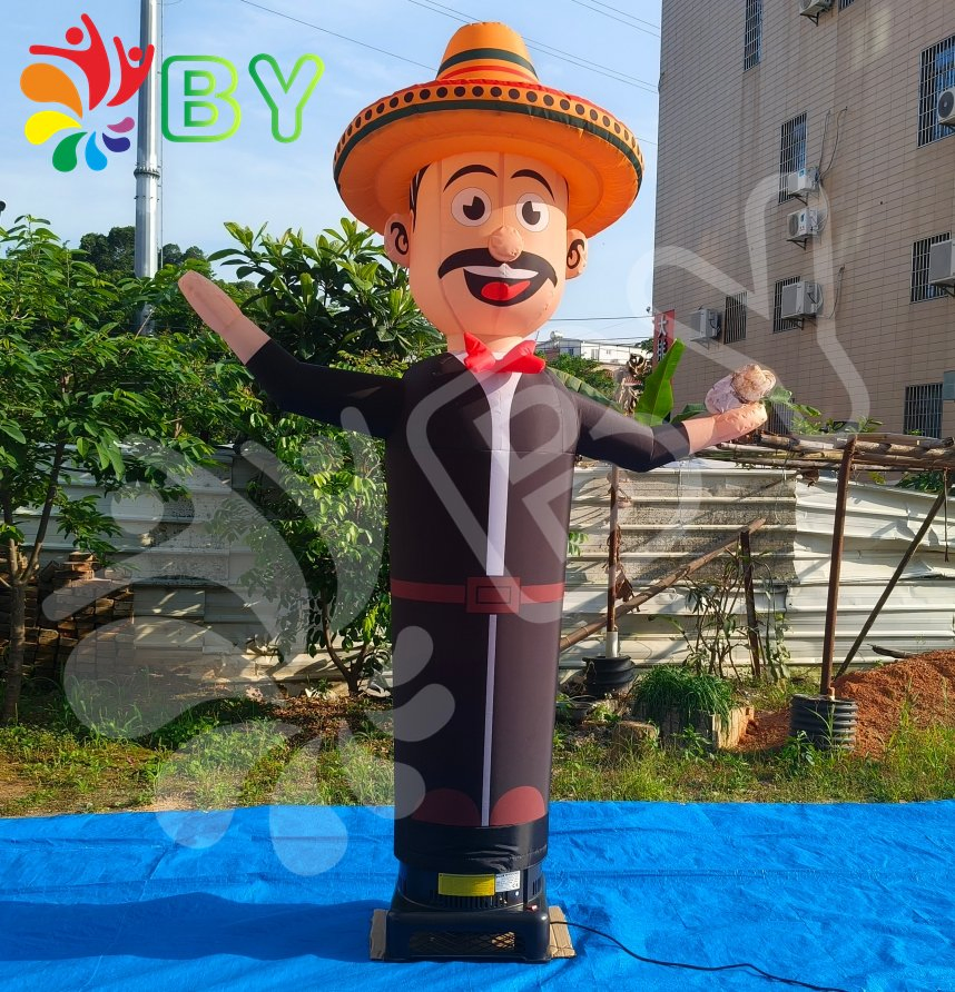 Advertising Promotional Inflatable Tube Sky Dancer Customized Air Dancer Inflatable Wave Man One or Two Legs