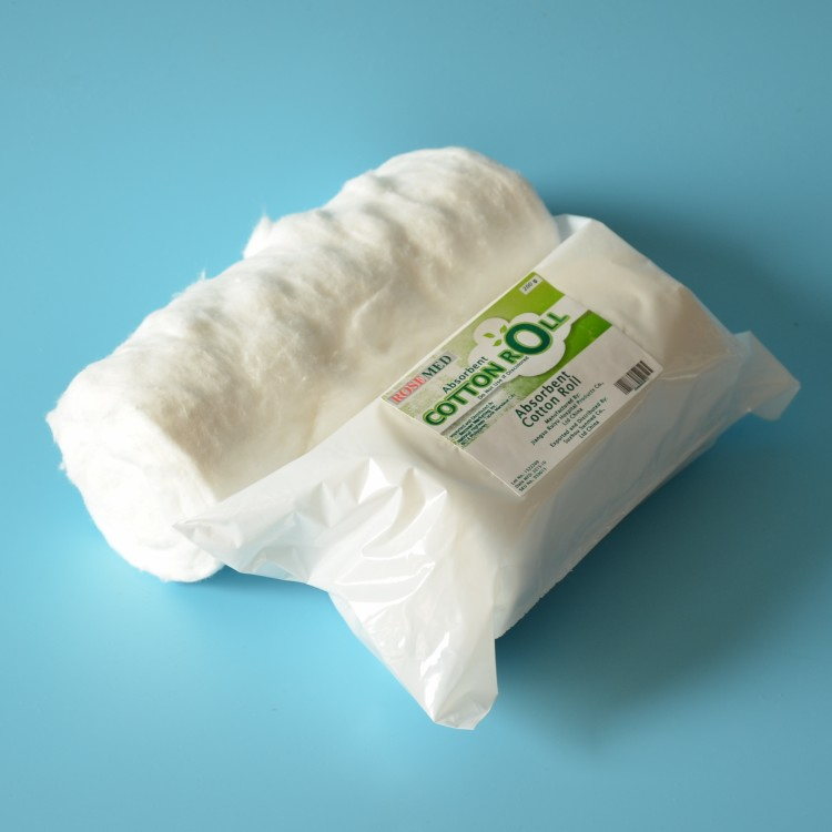 High Quality High Absorbency Clear Medical Cotton Roll 200g/Roll 500g/Roll with CE ISO FDA