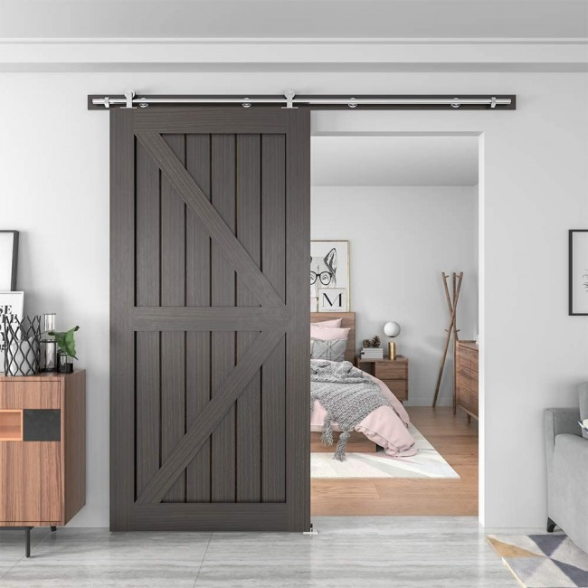 Modern Stainless Steel Sliding Door System for Glass Door Hot Sale Sliding Barn Door Hardware