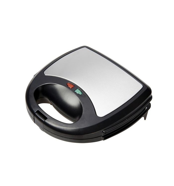Electric Press Fixed 2-Slice Sandwich Maker with Non-Stick Coated Plates