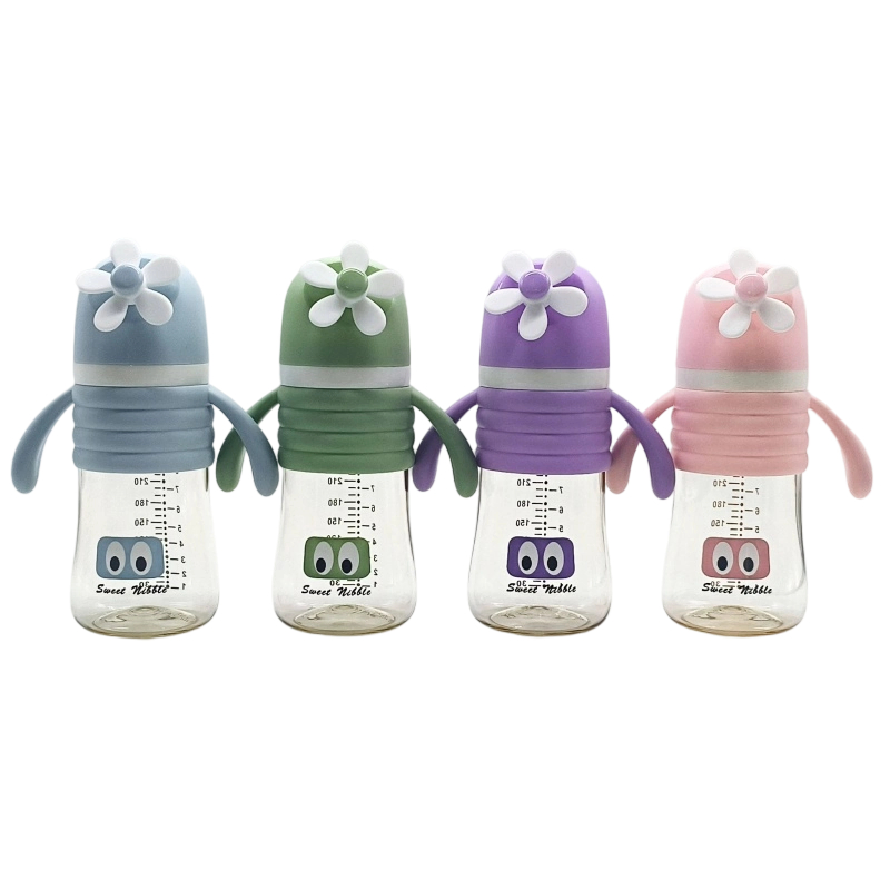 High Capacity Anti-Colic BPA-Free 300ml Wide-Neck Baby Feeding Bottle for Newborns